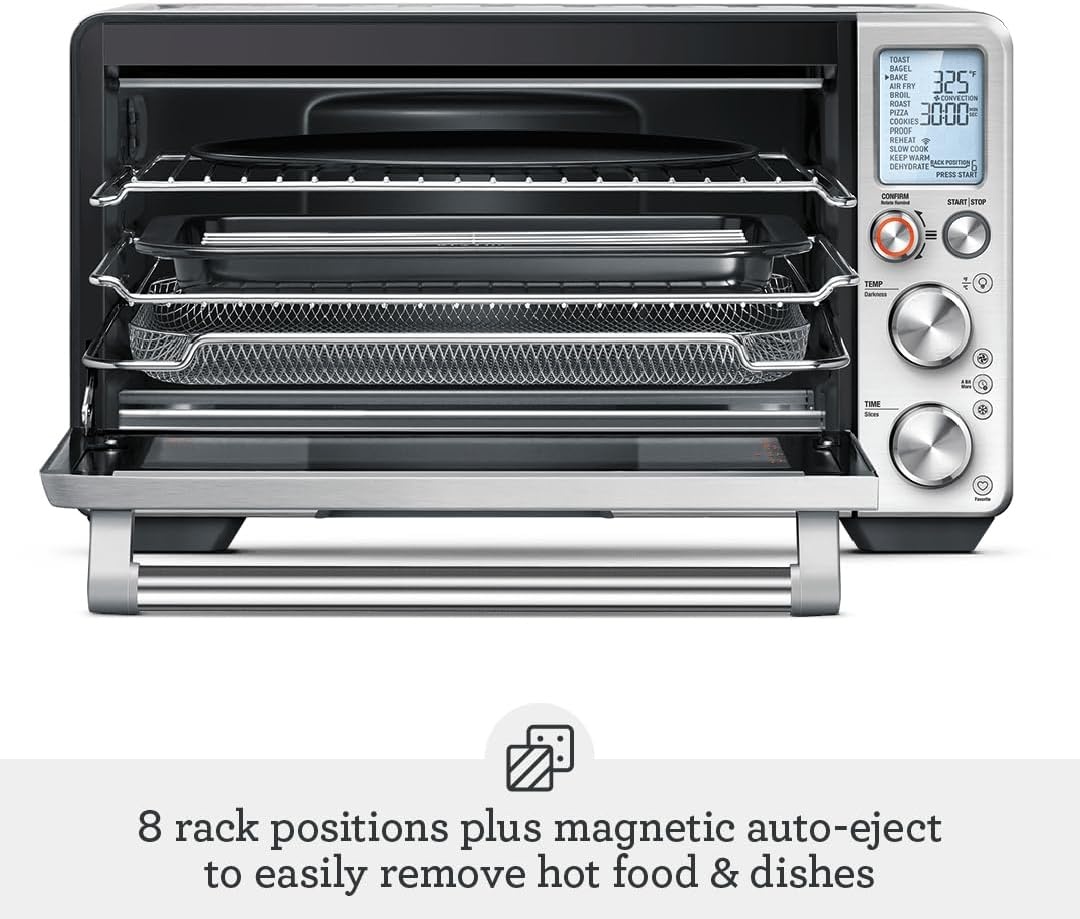 image:imageBreville BOV950BSS Joule Smart Oven Air Fryer Pro Countertop Oven Brushed Stainless SteelBrushed Stainless Steel