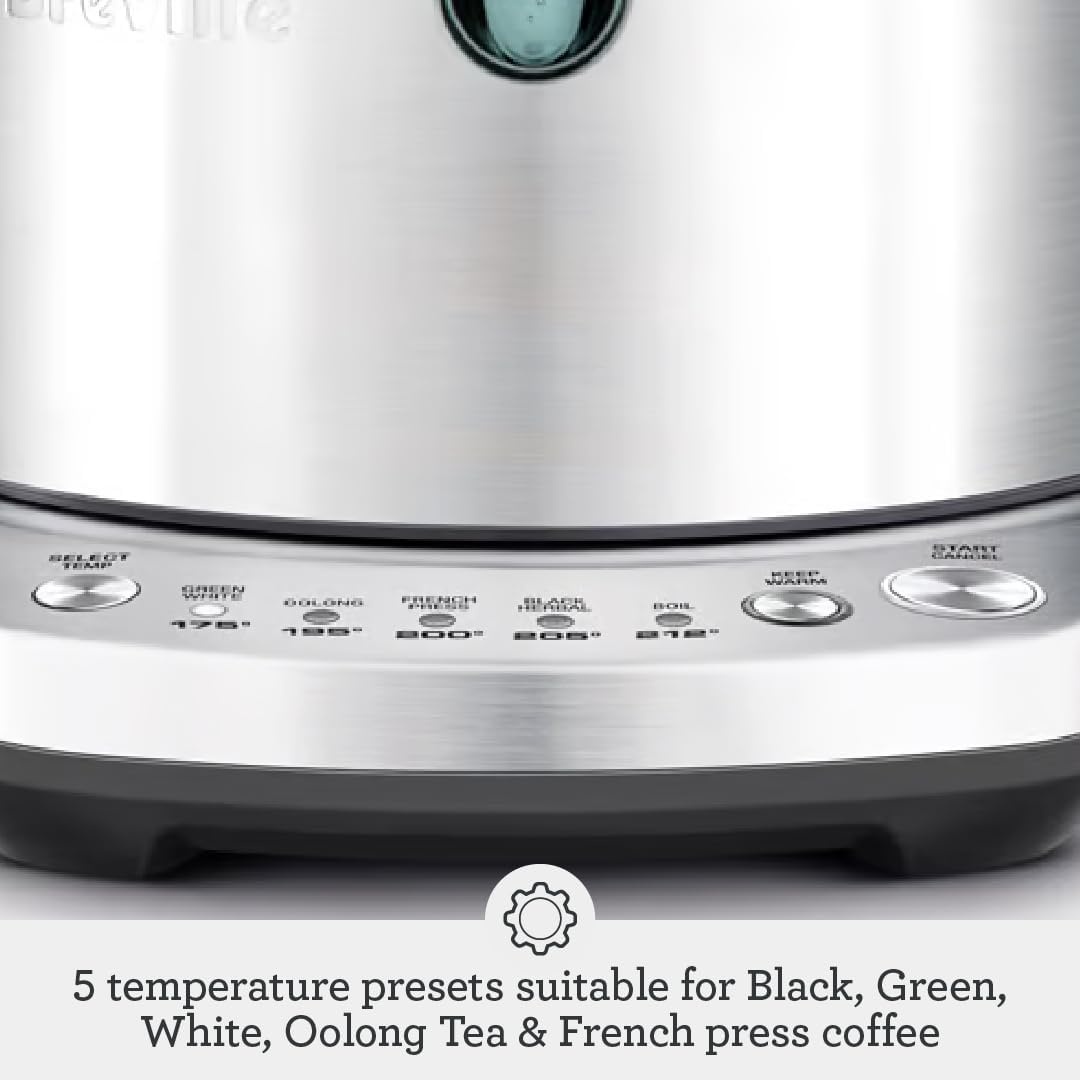 image:imageBreville BKE720BSS Temp Select Hot Water Kettle 57 oz Brushed Stainless Steel