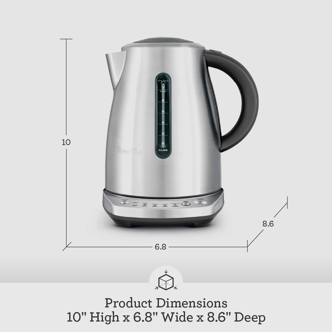 image:imageBreville BKE720BSS Temp Select Hot Water Kettle 57 oz Brushed Stainless Steel