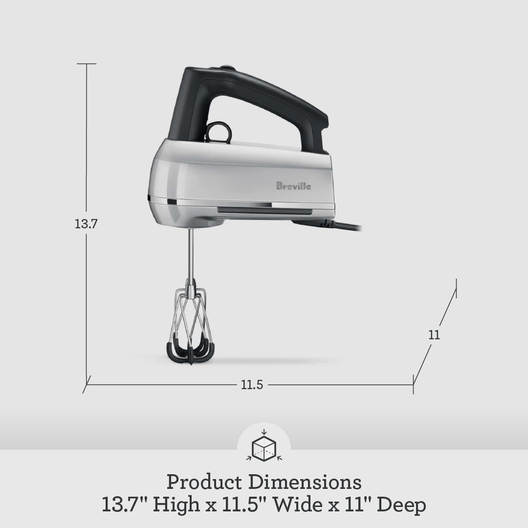 image:imageBreville BHM800SIL Handy Mixer for Baking SilverOyster Shell